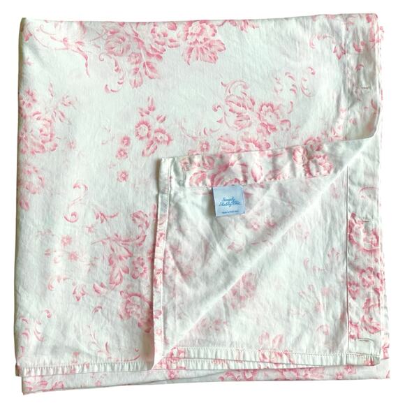 Rachel Ashwell Simply Shabby Chic Shower Curtain Pink Floral Toile - Picture 1 of 6
